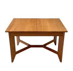 Hendrik Wouda Art Deco Modernist Extending Dining Room Table for Pander, 1924
